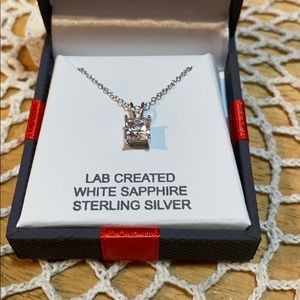 SS White Sapphire pendant